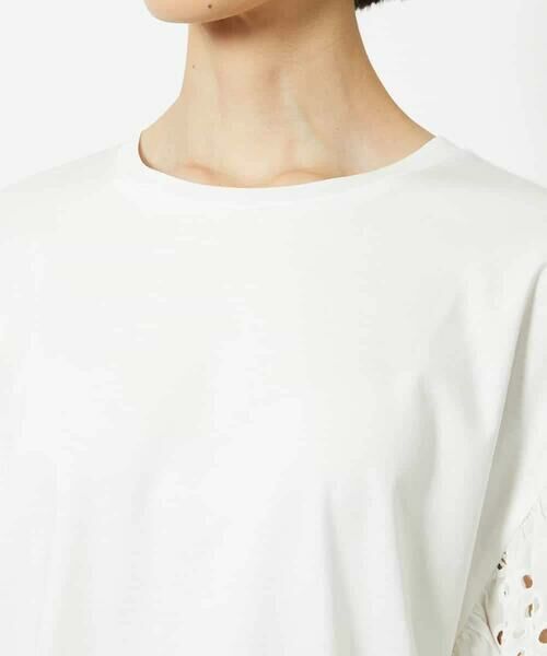 MICHEL KLEIN / ミッシェルクラン カットソー | ボーラーレーススリーブカットソー | 詳細19