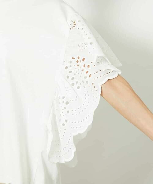 MICHEL KLEIN / ミッシェルクラン カットソー | ボーラーレーススリーブカットソー | 詳細20