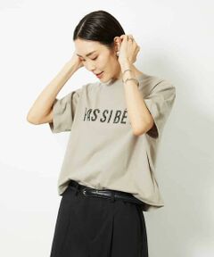 MICHEL KLEIN / ミッシェルクラン カットソー | プリントロゴＴシャツ