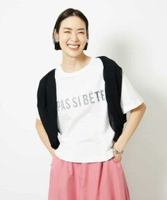 MICHEL KLEIN / ミッシェルクラン カットソー | プリントロゴＴシャツ