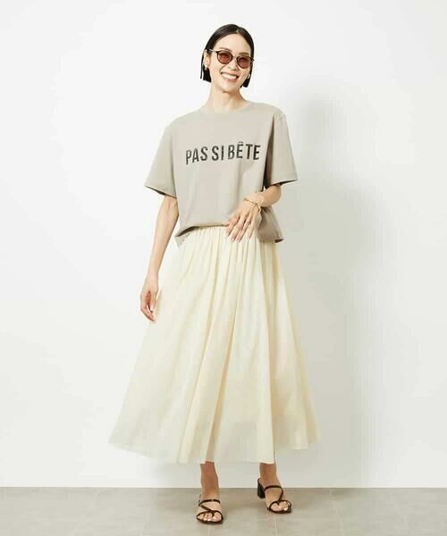 MICHEL KLEIN / ミッシェルクラン カットソー | プリントロゴＴシャツ | 詳細18