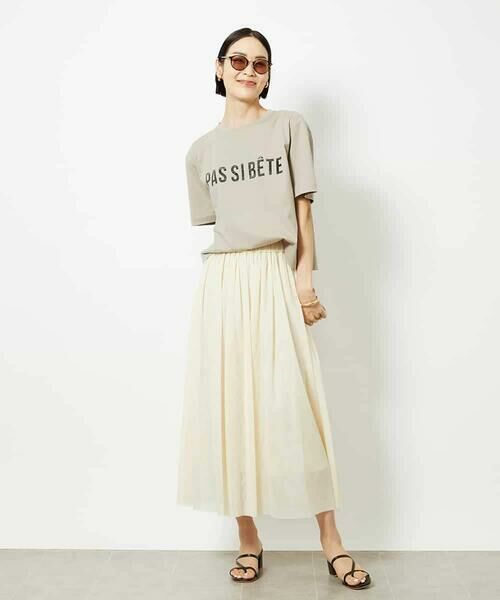 MICHEL KLEIN / ミッシェルクラン カットソー | プリントロゴＴシャツ | 詳細19