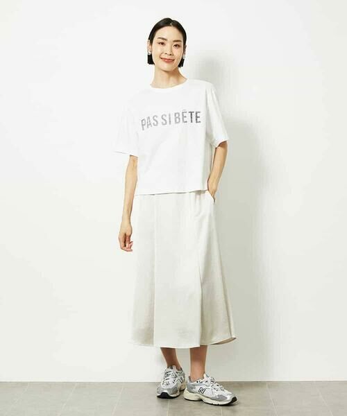 MICHEL KLEIN / ミッシェルクラン カットソー | プリントロゴＴシャツ | 詳細5