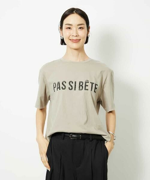 MICHEL KLEIN / ミッシェルクラン カットソー | プリントロゴＴシャツ | 詳細8