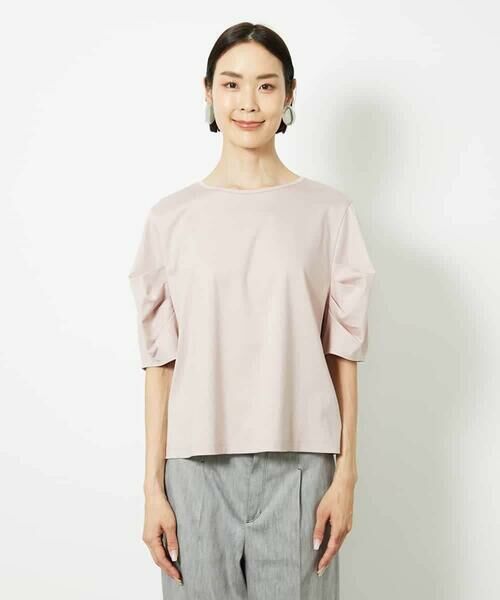 MICHEL KLEIN / ミッシェルクラン カットソー | [接触冷感]袖タックカットソー | 詳細22