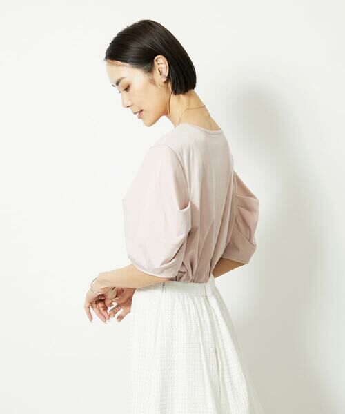 MICHEL KLEIN / ミッシェルクラン カットソー | [接触冷感]袖タックカットソー | 詳細7