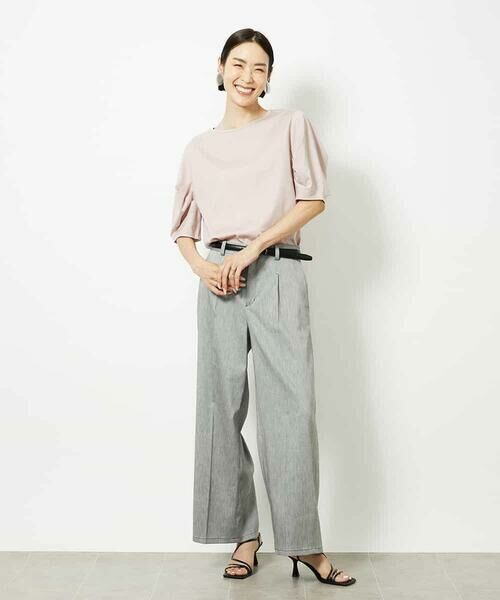 MICHEL KLEIN / ミッシェルクラン チノ・ワークパンツ | チノワイドパンツ | 詳細11