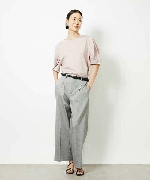 MICHEL KLEIN / ミッシェルクラン チノ・ワークパンツ | チノワイドパンツ | 詳細12