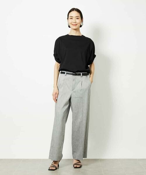 MICHEL KLEIN / ミッシェルクラン チノ・ワークパンツ | チノワイドパンツ | 詳細13