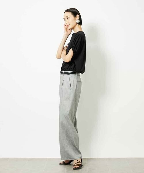 MICHEL KLEIN / ミッシェルクラン チノ・ワークパンツ | チノワイドパンツ | 詳細14