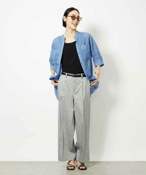 MICHEL KLEIN / ミッシェルクラン チノ・ワークパンツ | チノワイドパンツ | 詳細18