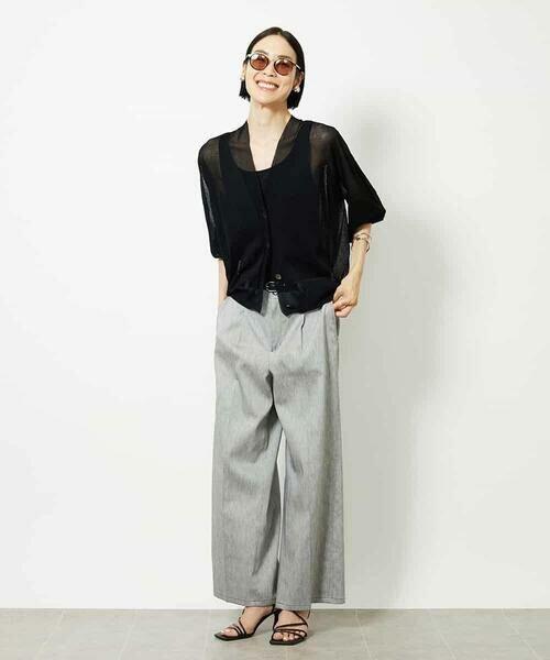 MICHEL KLEIN / ミッシェルクラン チノ・ワークパンツ | チノワイドパンツ | 詳細21