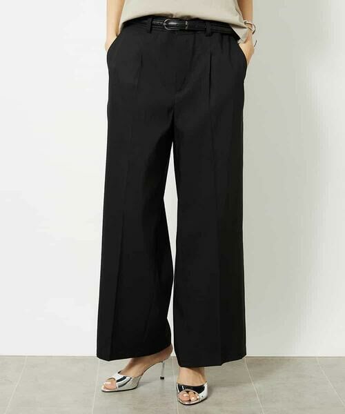 MICHEL KLEIN / ミッシェルクラン チノ・ワークパンツ | チノワイドパンツ | 詳細24