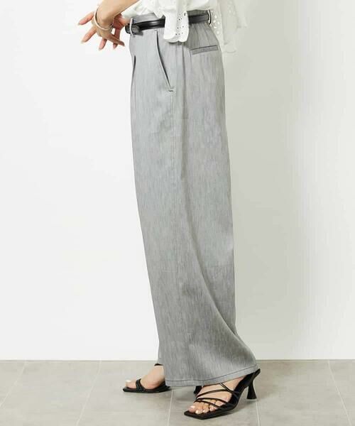 MICHEL KLEIN / ミッシェルクラン チノ・ワークパンツ | チノワイドパンツ | 詳細3