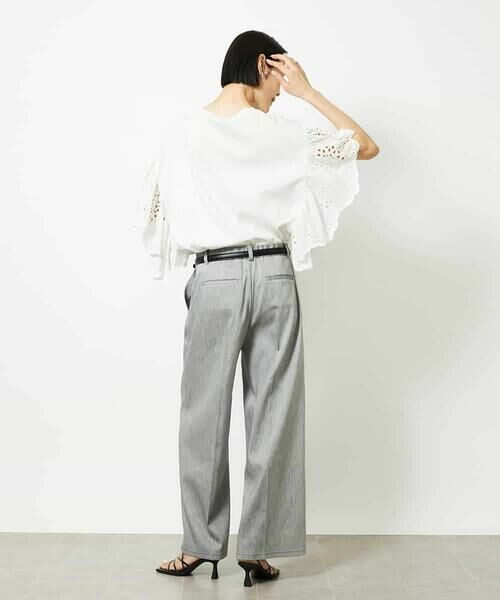 MICHEL KLEIN / ミッシェルクラン チノ・ワークパンツ | チノワイドパンツ | 詳細5