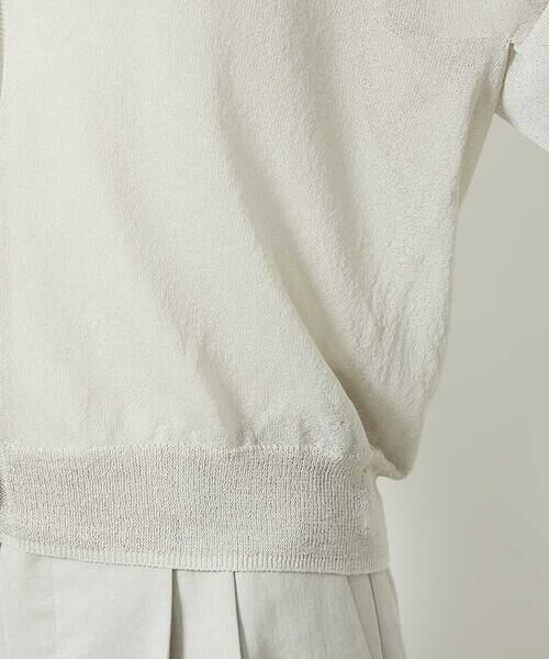 MICHEL KLEIN / ミッシェルクラン カーディガン・ボレロ | Vネックシアーカーディガン | 詳細25