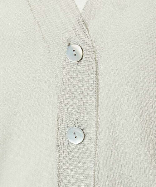 MICHEL KLEIN / ミッシェルクラン カーディガン・ボレロ | Vネックシアーカーディガン | 詳細26
