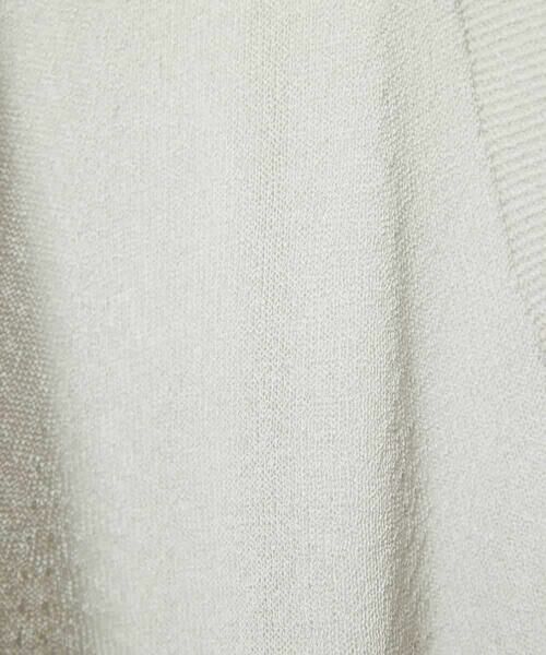 MICHEL KLEIN / ミッシェルクラン カーディガン・ボレロ | Vネックシアーカーディガン | 詳細27