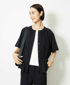 MICHEL KLEIN / ミッシェルクラン シャツ・ブラウス | ［セットアップ対応/2WAY]ウエストマークギャザーブラウス