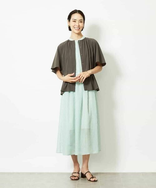 MICHEL KLEIN / ミッシェルクラン シャツ・ブラウス | ［セットアップ対応/2WAY]ウエストマークギャザーブラウス | 詳細10