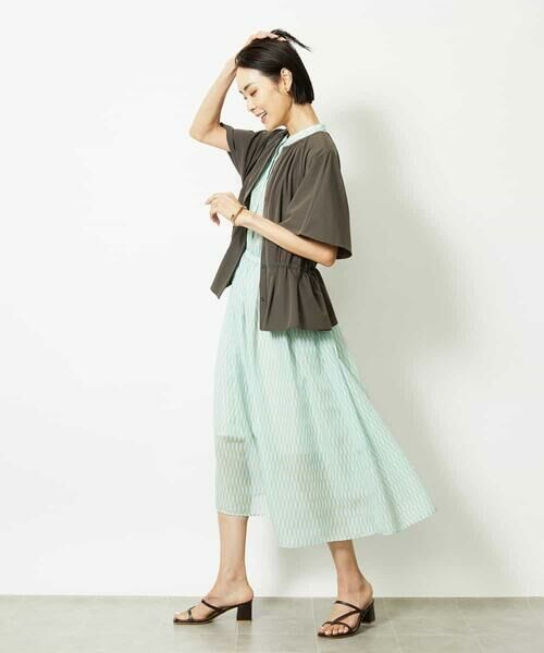 MICHEL KLEIN / ミッシェルクラン シャツ・ブラウス | ［セットアップ対応/2WAY]ウエストマークギャザーブラウス | 詳細11