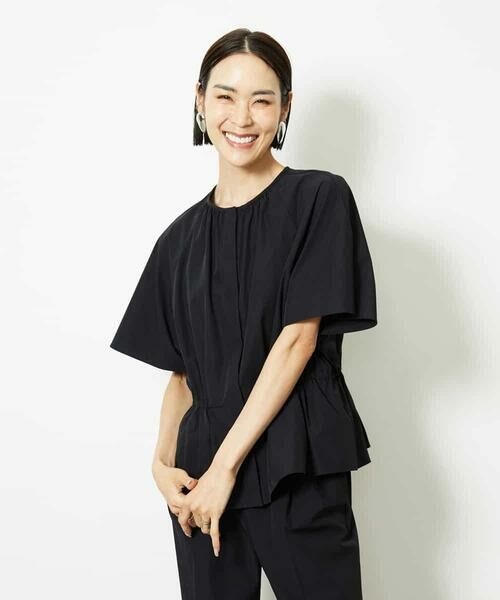 MICHEL KLEIN / ミッシェルクラン シャツ・ブラウス | ［セットアップ対応/2WAY]ウエストマークギャザーブラウス | 詳細15