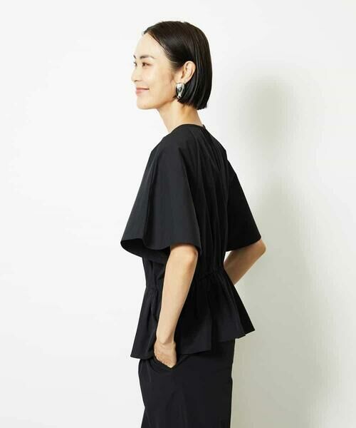 MICHEL KLEIN / ミッシェルクラン シャツ・ブラウス | ［セットアップ対応/2WAY]ウエストマークギャザーブラウス | 詳細16