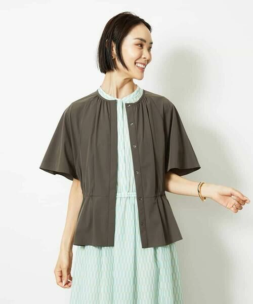 MICHEL KLEIN / ミッシェルクラン シャツ・ブラウス | ［セットアップ対応/2WAY]ウエストマークギャザーブラウス | 詳細9