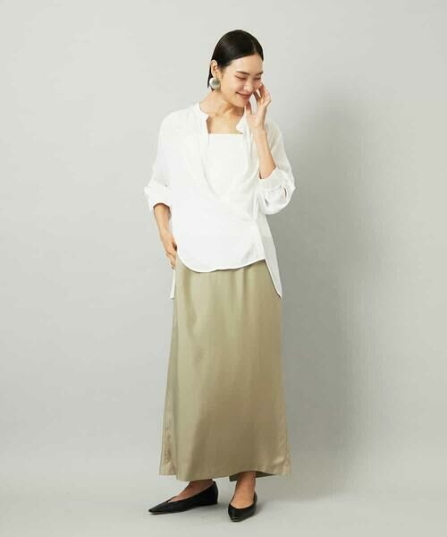 MICHEL KLEIN / ミッシェルクラン シャツ・ブラウス | [3WAY]カシュクールドビーブラウス | 詳細15