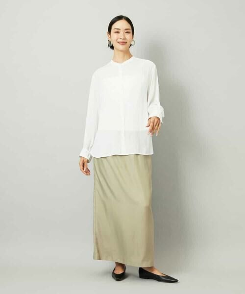 MICHEL KLEIN / ミッシェルクラン シャツ・ブラウス | [3WAY]カシュクールドビーブラウス | 詳細20