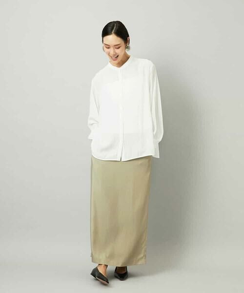 MICHEL KLEIN / ミッシェルクラン シャツ・ブラウス | [3WAY]カシュクールドビーブラウス | 詳細21