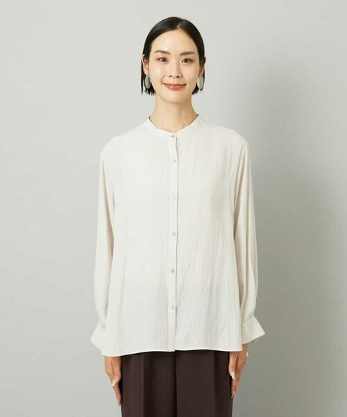 MICHEL KLEIN / ミッシェルクラン シャツ・ブラウス | [3WAY]カシュクールドビーブラウス | 詳細23