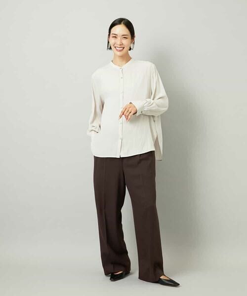 MICHEL KLEIN / ミッシェルクラン シャツ・ブラウス | [3WAY]カシュクールドビーブラウス | 詳細4