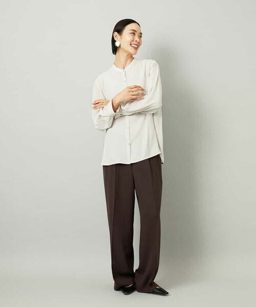 MICHEL KLEIN / ミッシェルクラン シャツ・ブラウス | [3WAY]カシュクールドビーブラウス | 詳細5