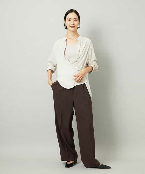 MICHEL KLEIN / ミッシェルクラン シャツ・ブラウス | [3WAY]カシュクールドビーブラウス | 詳細9