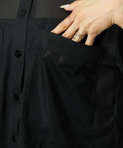 MICHEL KLEIN / ミッシェルクラン シャツ・ブラウス | ダブルポケットシャツ | 詳細16