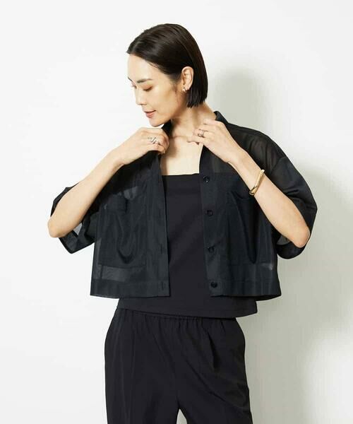 MICHEL KLEIN / ミッシェルクラン シャツ・ブラウス | ダブルポケットシャツ | 詳細6