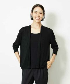 MICHEL KLEIN / ミッシェルクラン カーディガン・ボレロ | [紫外線/冷房対策に]ショートトッパーカーディガン