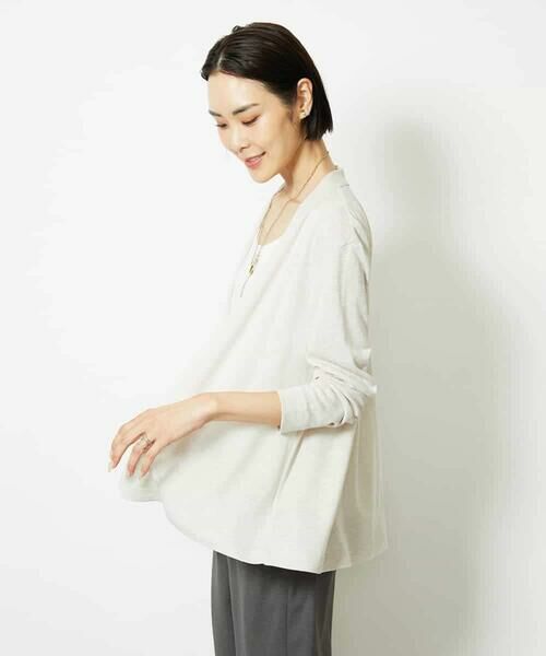 MICHEL KLEIN / ミッシェルクラン カーディガン・ボレロ | [紫外線/冷房対策に]ショートトッパーカーディガン | 詳細7