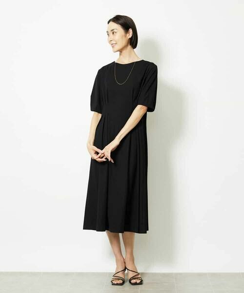 MICHEL KLEIN / ミッシェルクラン ロング・マキシ丈ワンピース | ストレッチカットワンピース | 詳細10