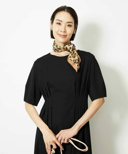 MICHEL KLEIN / ミッシェルクラン ロング・マキシ丈ワンピース | ストレッチカットワンピース | 詳細12