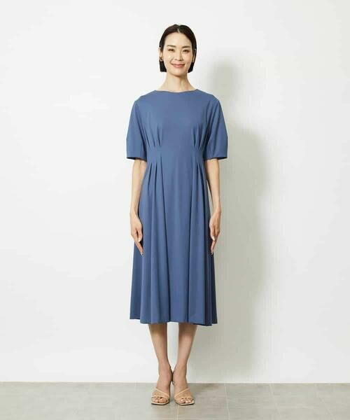 MICHEL KLEIN / ミッシェルクラン ロング・マキシ丈ワンピース | ストレッチカットワンピース | 詳細15