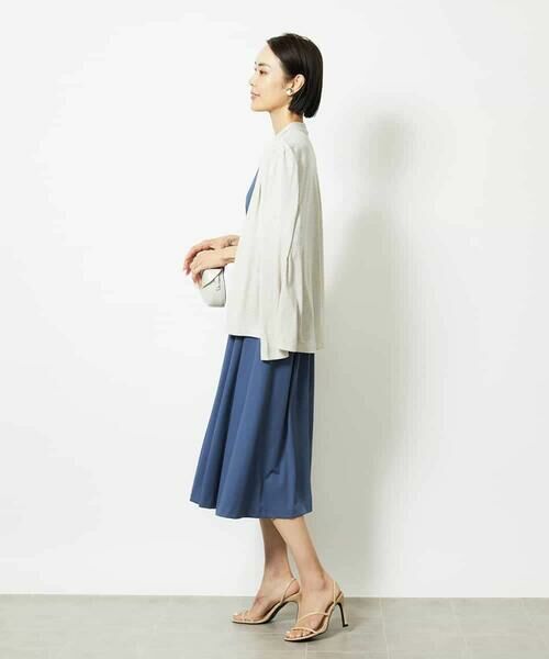 MICHEL KLEIN / ミッシェルクラン ロング・マキシ丈ワンピース | ストレッチカットワンピース | 詳細4