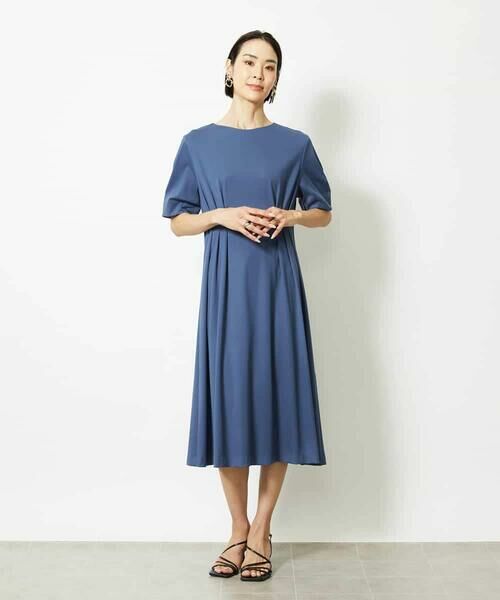 MICHEL KLEIN / ミッシェルクラン ロング・マキシ丈ワンピース | ストレッチカットワンピース | 詳細6