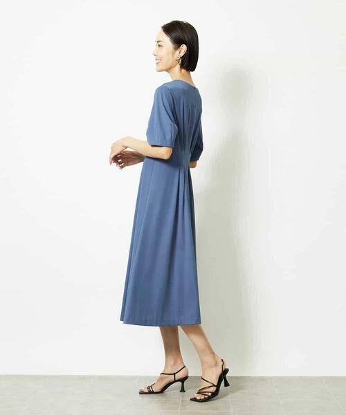 MICHEL KLEIN / ミッシェルクラン ロング・マキシ丈ワンピース | ストレッチカットワンピース | 詳細7