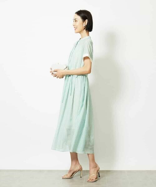 MICHEL KLEIN / ミッシェルクラン ロング・マキシ丈ワンピース | ジオメトリック柄ワンピース | 詳細12