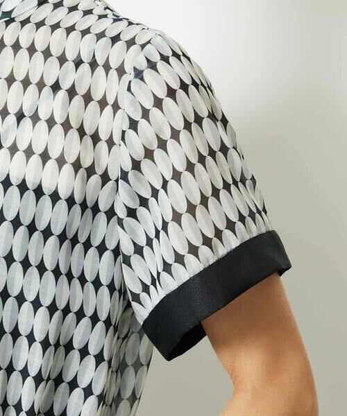 MICHEL KLEIN / ミッシェルクラン ロング・マキシ丈ワンピース | ジオメトリック柄ワンピース | 詳細25