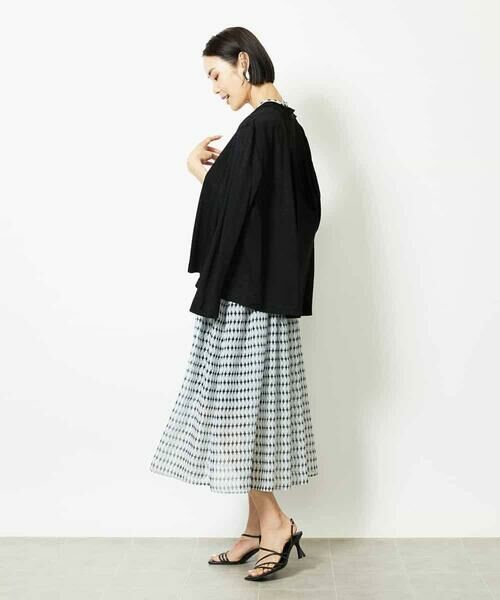 MICHEL KLEIN / ミッシェルクラン ロング・マキシ丈ワンピース | ジオメトリック柄ワンピース | 詳細5