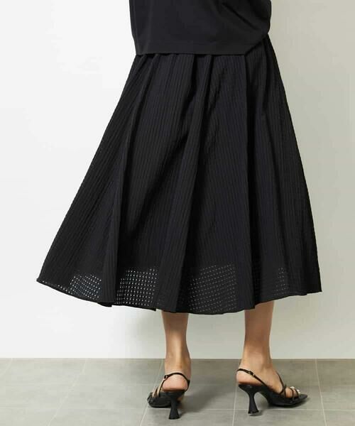 MICHEL KLEIN / ミッシェルクラン ロング・マキシ丈スカート | [セットアップ対応]トリオシアーチェックフレアスカート | 詳細10