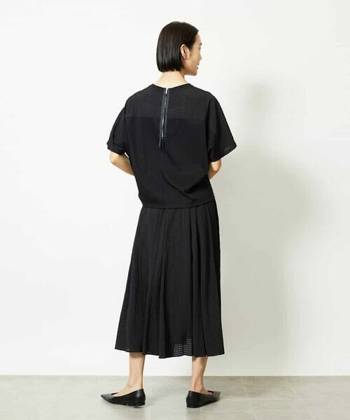 MICHEL KLEIN / ミッシェルクラン ロング・マキシ丈スカート | [セットアップ対応]トリオシアーチェックフレアスカート | 詳細13